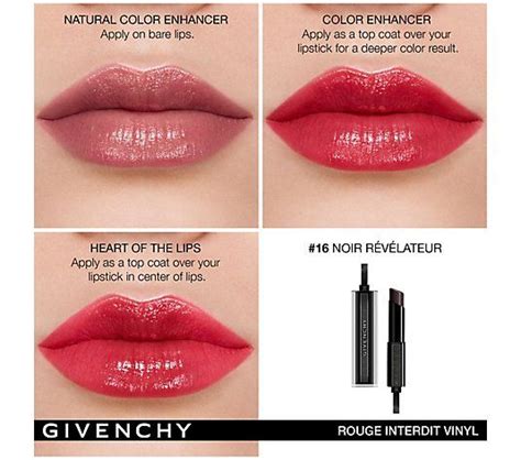 givenchy black magic lip|givenchy rouge interdit satin lipstick.